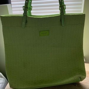 Lime green Michael Kors tote